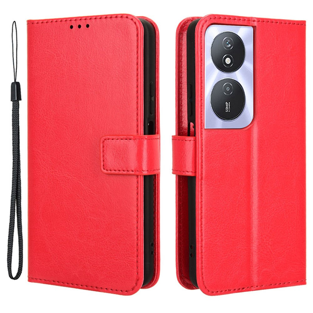 Honor Play 50 Plus 5G / Play 8T 5G / X7b 4G / X7b 5G / 90 Smart Fodral Crazy Horse Texture Läder Plånboksfodral