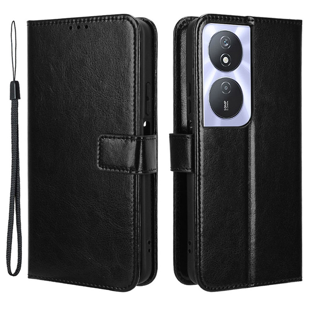 Honor Play 50 Plus 5G / Play 8T 5G / X7b 4G / X7b 5G / 90 Smart Fodral Crazy Horse Texture Läder Plånboksfodral
