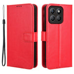 For Honor X8b 4G Cell Phone Case Magnetic Clasp Leather Protective Cover with Wallet Stand