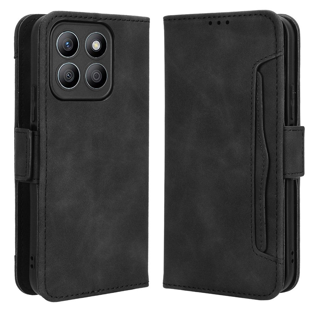 Til Honor X8b 4G PU-lædertelefoncover Stand mobilcover med flere kortpladser