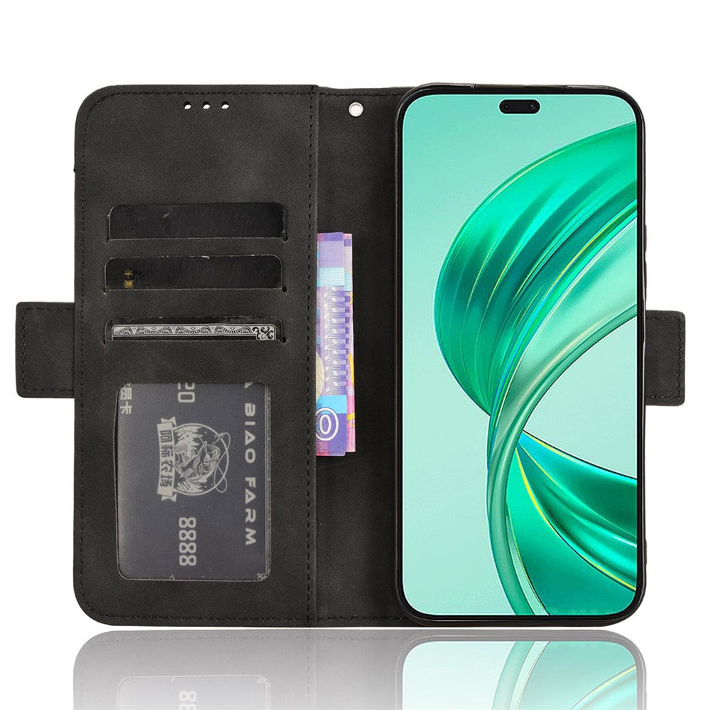 Til Honor X8b 4G PU-lædertelefoncover Stand mobilcover med flere kortpladser