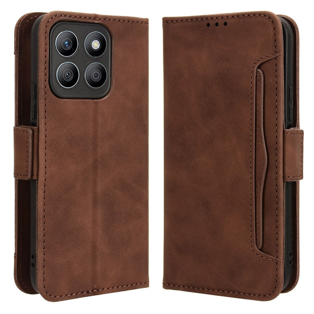Til Honor X8b 4G PU-lædertelefoncover Stand mobilcover med flere kortpladser