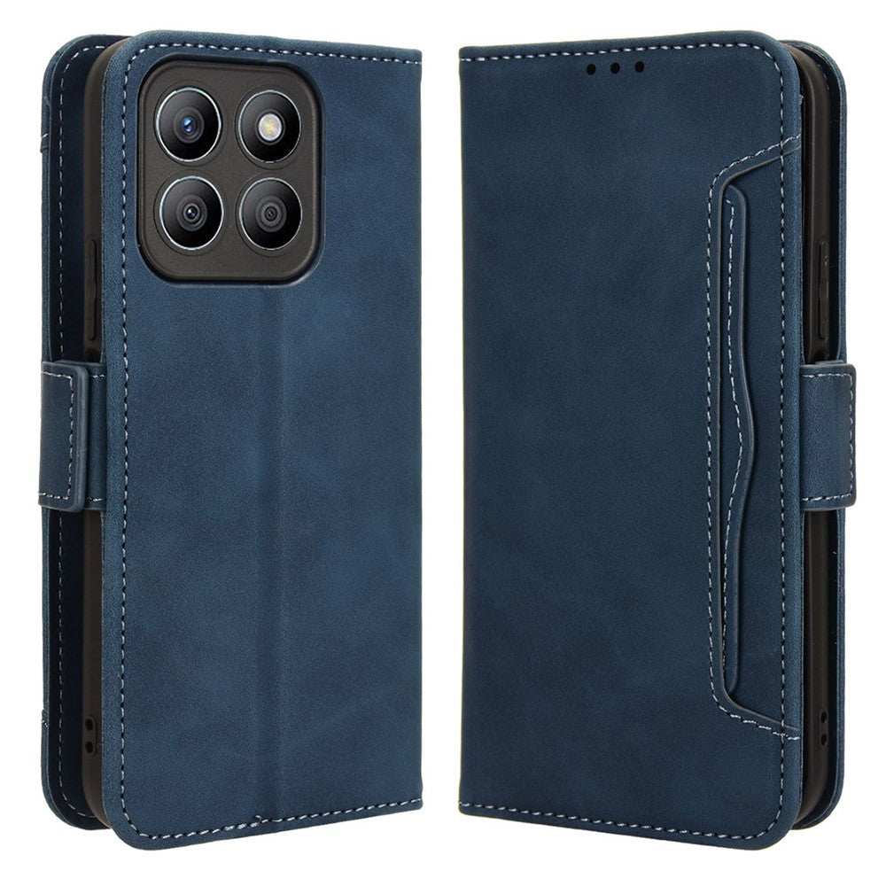 Til Honor X8b 4G PU-lædertelefoncover Stand mobilcover med flere kortpladser