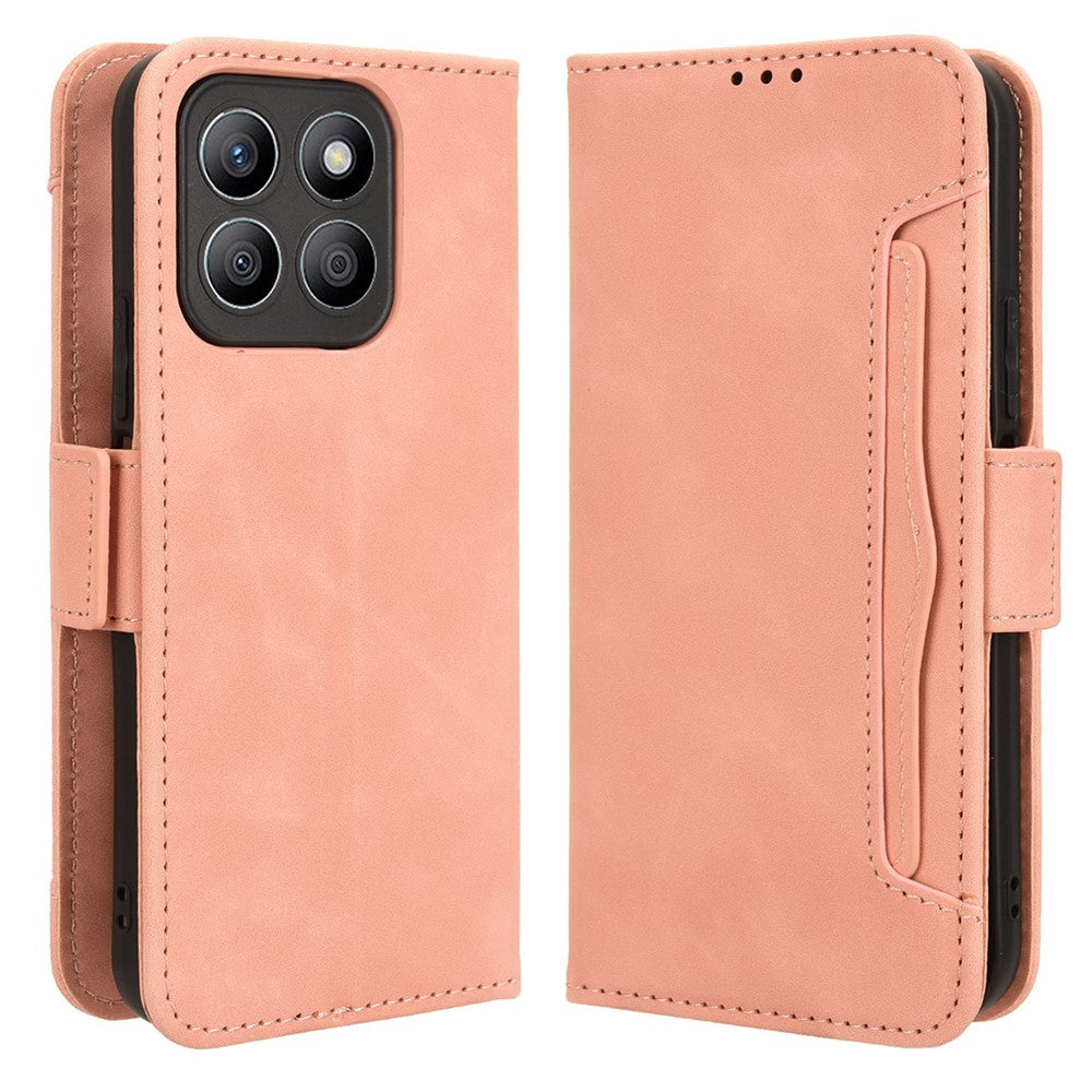 Til Honor X8b 4G PU-lædertelefoncover Stand mobilcover med flere kortpladser