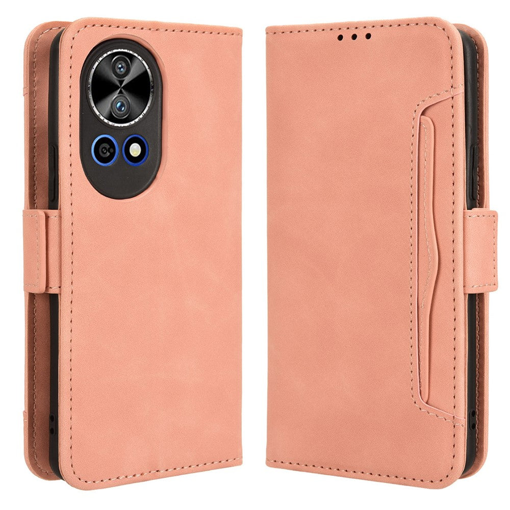 For Huawei nova 13 4G / nova 13 5G / nova 12 5G Case Anti-Scratch PU Leather Phone Shell Stand Multiple Card Slots Cover