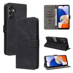 For Samsung Galaxy A15 5G / 4G Case RFID Blocking Phone Stand Cover Card Pouch with Hand Strap