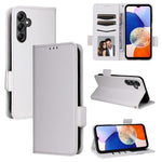 Samsung Galaxy A15 4G / 5G Plånboksfodral PU-läder Litchitextur mobilstativ