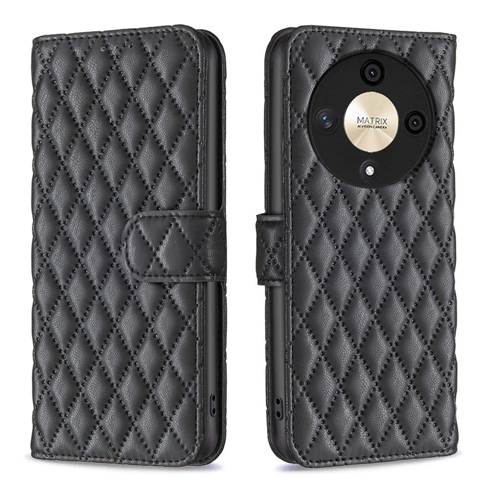 BINFEN COLOR BF Style-14 Til Honor X9b 5G / Magic6 Lite 5G Lædertelefoncover med Stativpung