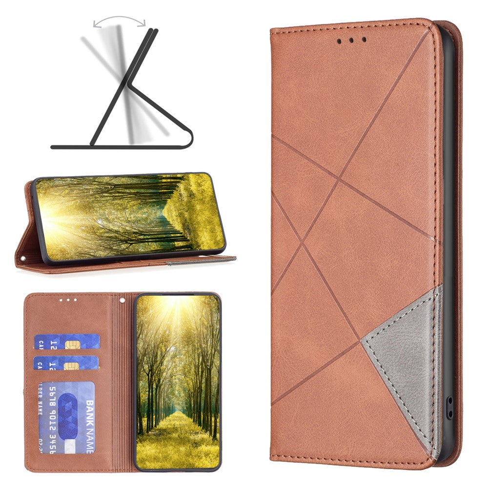 Til Honor X9b 5G / Magic6 Lite 5G Læder Cover Magnetisk Lukning Telefoncover med Kortlommer