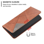 Til Honor X9b 5G / Magic6 Lite 5G Læder Cover Magnetisk Lukning Telefoncover med Kortlommer