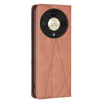 Til Honor X9b 5G / Magic6 Lite 5G Læder Cover Magnetisk Lukning Telefoncover med Kortlommer