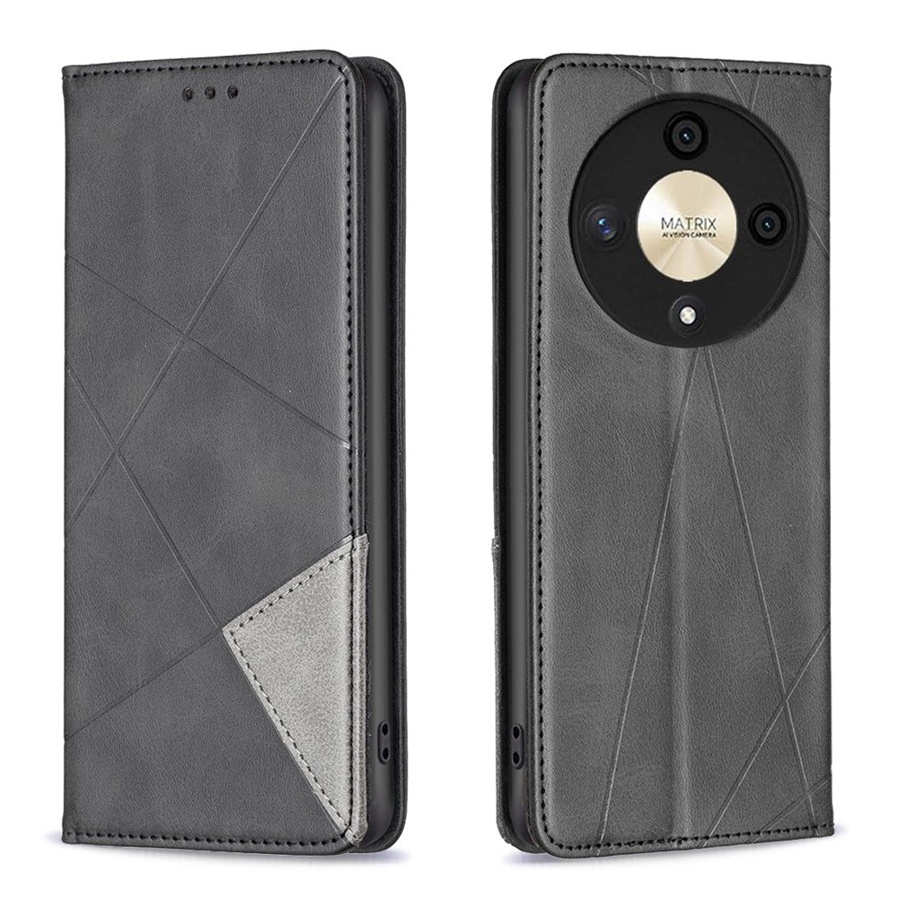 Til Honor X9b 5G / Magic6 Lite 5G Læder Cover Magnetisk Lukning Telefoncover med Kortlommer