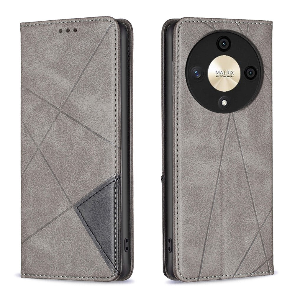 Til Honor X9b 5G / Magic6 Lite 5G Læder Cover Magnetisk Lukning Telefoncover med Kortlommer