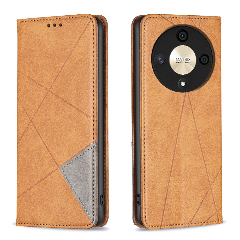 Til Honor X9b 5G / Magic6 Lite 5G Læder Cover Magnetisk Lukning Telefoncover med Kortlommer