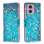 For Motorola Moto G45 5G / G34 5G Flip Leather Wallet Case Card Holder Pattern Phone Cover