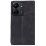 For Xiaomi Redmi 13C 4G / Poco C65 4G Cell Phone Case Calf Texture PU Leather Stand Anti-drop Cover