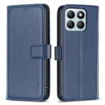 BINFEN COLOR BF17 For Honor X8b 4G Leather Phone Case Cover with Wallet Stand