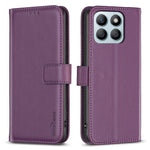 BINFEN COLOR BF17 For Honor X8b 4G Leather Phone Case Cover with Wallet Stand