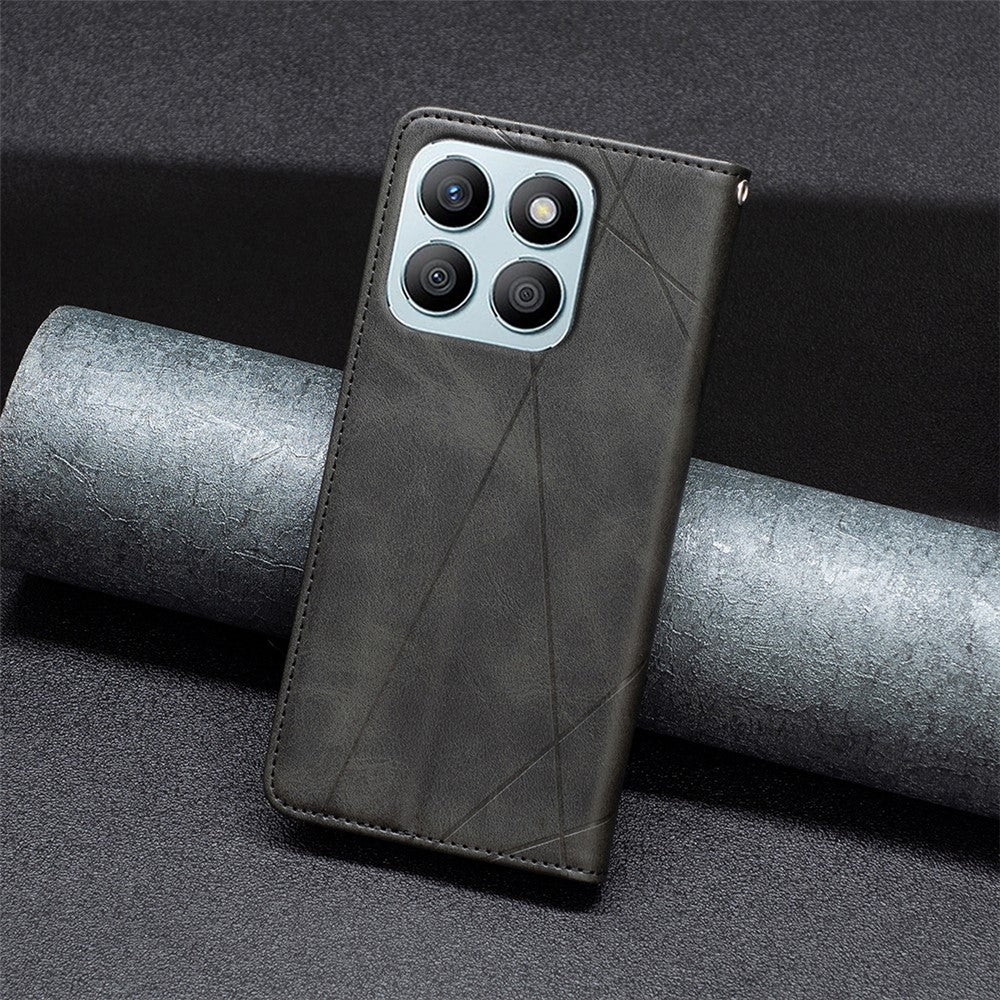 For Honor X8b 4G Telefoncover Præget PU-læderetui med kortpladser