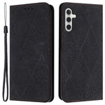 Samsung Galaxy A35 5G Magnetiskt mobilskal Präglat PU Läder Plånboksfodral