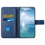 Til Samsung Galaxy A35 5G telefoncover præget anti-fald læderpung stand-etui