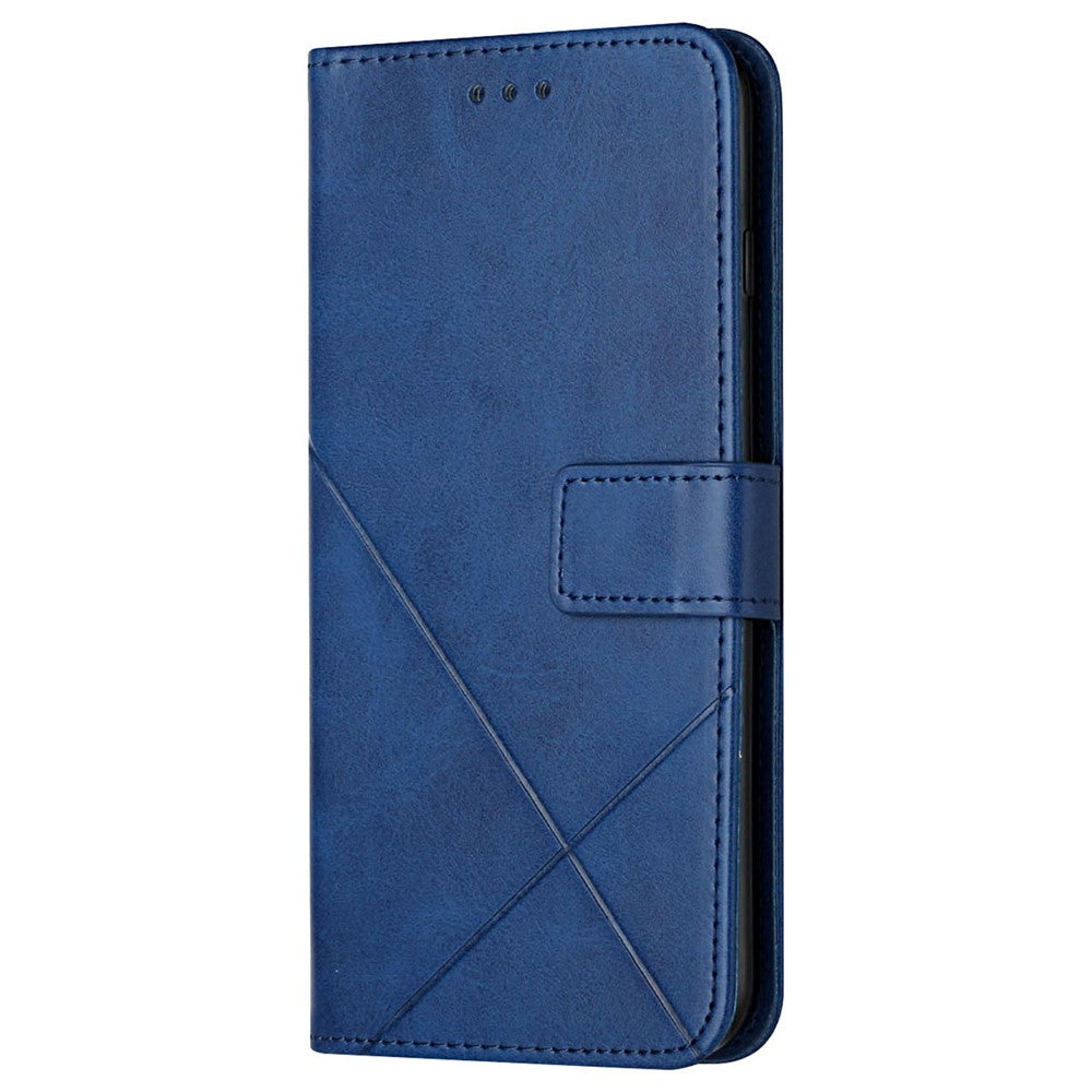 Til Samsung Galaxy A35 5G telefoncover præget anti-fald læderpung stand-etui