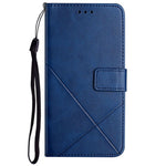 Til Samsung Galaxy A35 5G telefoncover præget anti-fald læderpung stand-etui