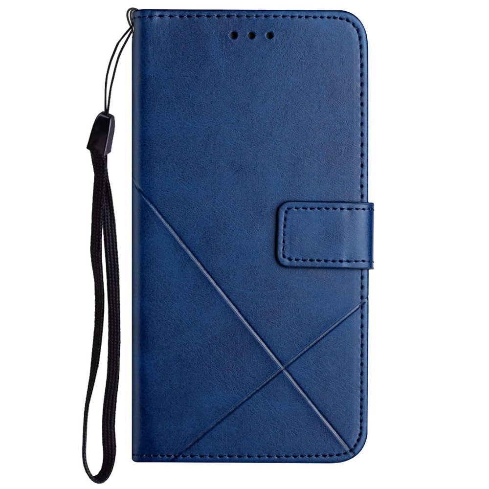 Til Samsung Galaxy A35 5G telefoncover præget anti-fald læderpung stand-etui