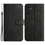 Til Samsung Galaxy A35 5G telefoncover præget anti-fald læderpung stand-etui