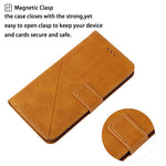 Til Samsung Galaxy A55 5G Etui Læder Ensfarvet Præget Cover med Håndledsrem