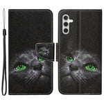 Til Samsung Galaxy A35 5G Etui i Krydsstruktur PU-læder med Håndrem