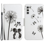 Til Samsung Galaxy A35 5G Etui i Krydsstruktur PU-læder med Håndrem