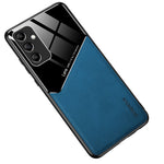 Bagcover til Samsung Galaxy A05s 4G Magnetisk Bilholder Telefonbeskyttelse PU+TPU+PC Cover