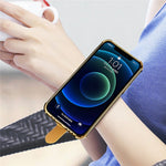 Samsung Galaxy A15 4G / A15 5G Mobilskal Krokodilstruktur Armband Stativ Baksida