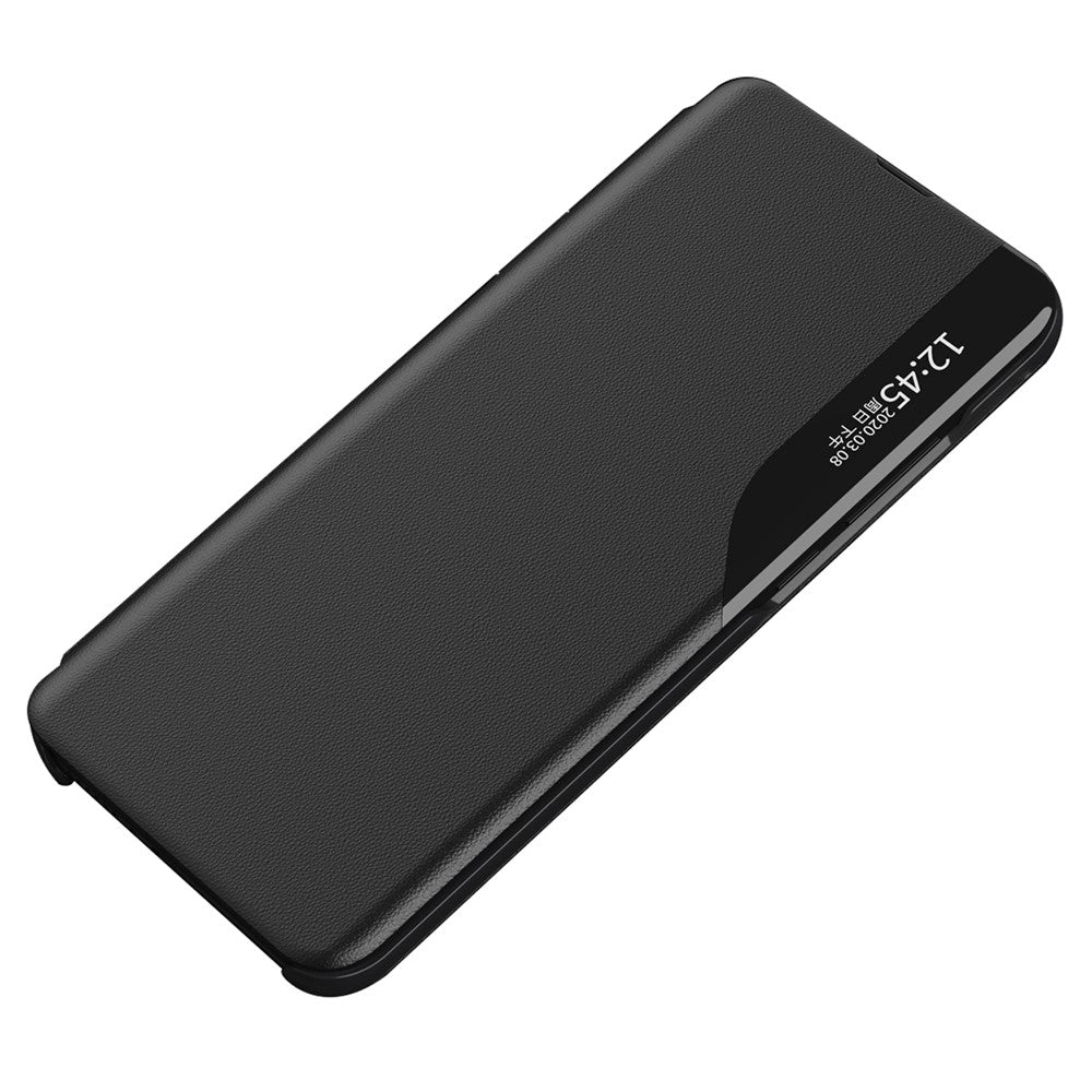 Til Samsung Galaxy A13 4G cover med rude PU læder stander cover