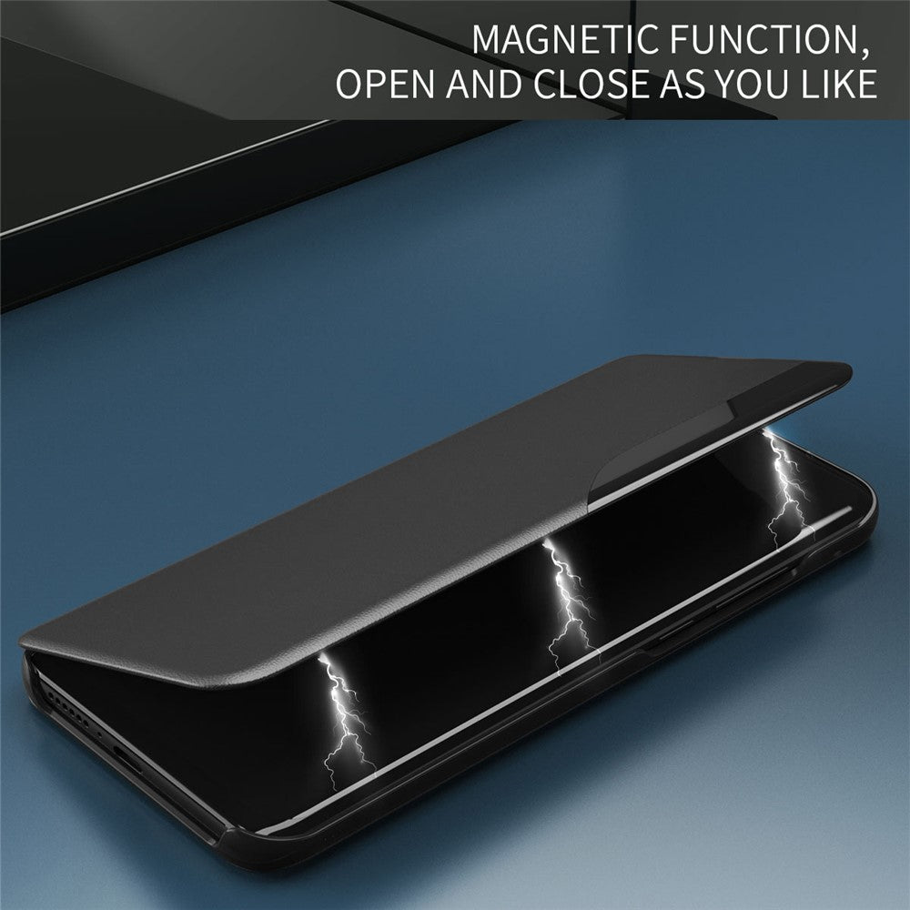 Til Samsung Galaxy A13 4G cover med rude PU læder stander cover