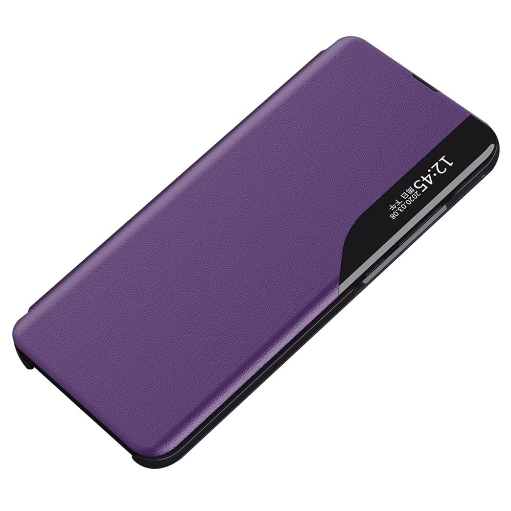 Til Samsung Galaxy A13 4G cover med rude PU læder stander cover