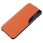 Til Samsung Galaxy A13 4G cover med rude PU læder stander cover