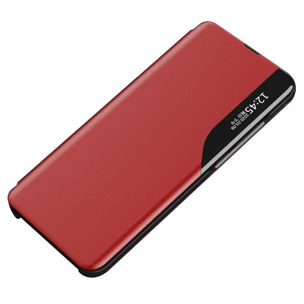 Til Samsung Galaxy A13 4G cover med rude PU læder stander cover