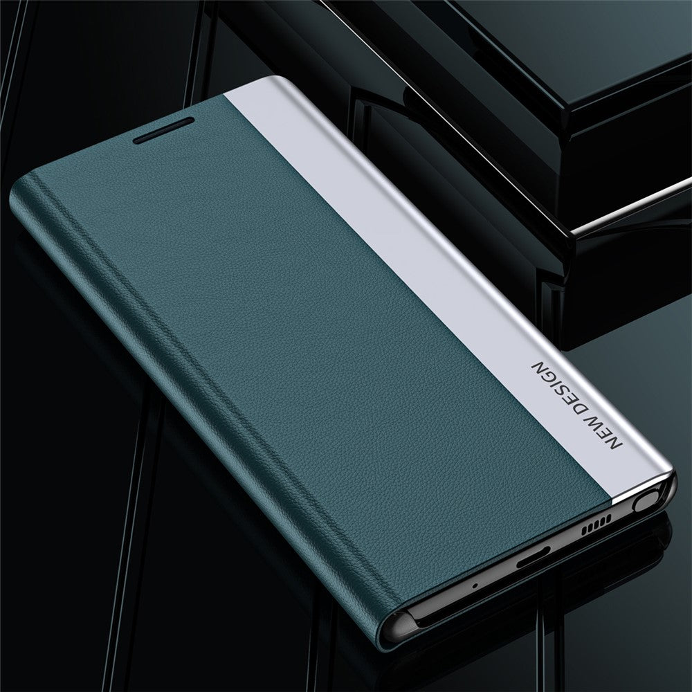 Til Samsung Galaxy A13 4G Cover Stativ PC-skal PU-læder Stødsikkert Telefoncover