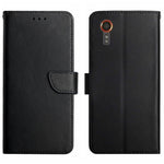 HT02 til Samsung Galaxy Xcover7 ægte koskind-telefonetui, pung-flipcover