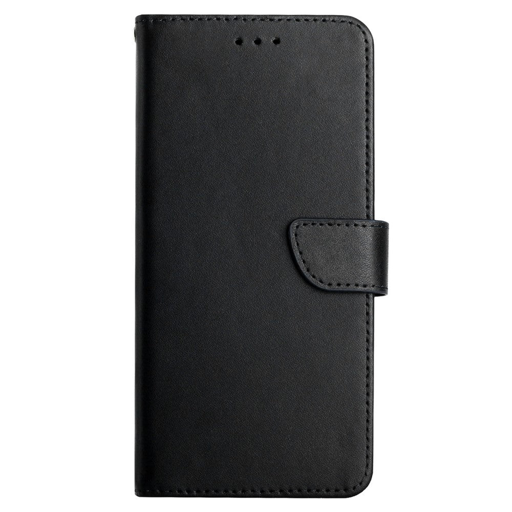 HT02 För Xiaomi Redmi 13C 4G / 5G / 13R 5G / Poco M6 5G / Poco C65 4G Plånboksfodral i äkta nötskinn