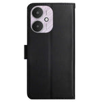 HT02 För Xiaomi Redmi 13C 4G / 5G / 13R 5G / Poco M6 5G / Poco C65 4G Plånboksfodral i äkta nötskinn