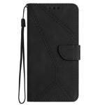 HT05 For Xiaomi Redmi 13C 4G / 5G / 13R 5G / Poco M6 5G / Poco C65 4G Leather Case Wallet Cover Imprinted Line
