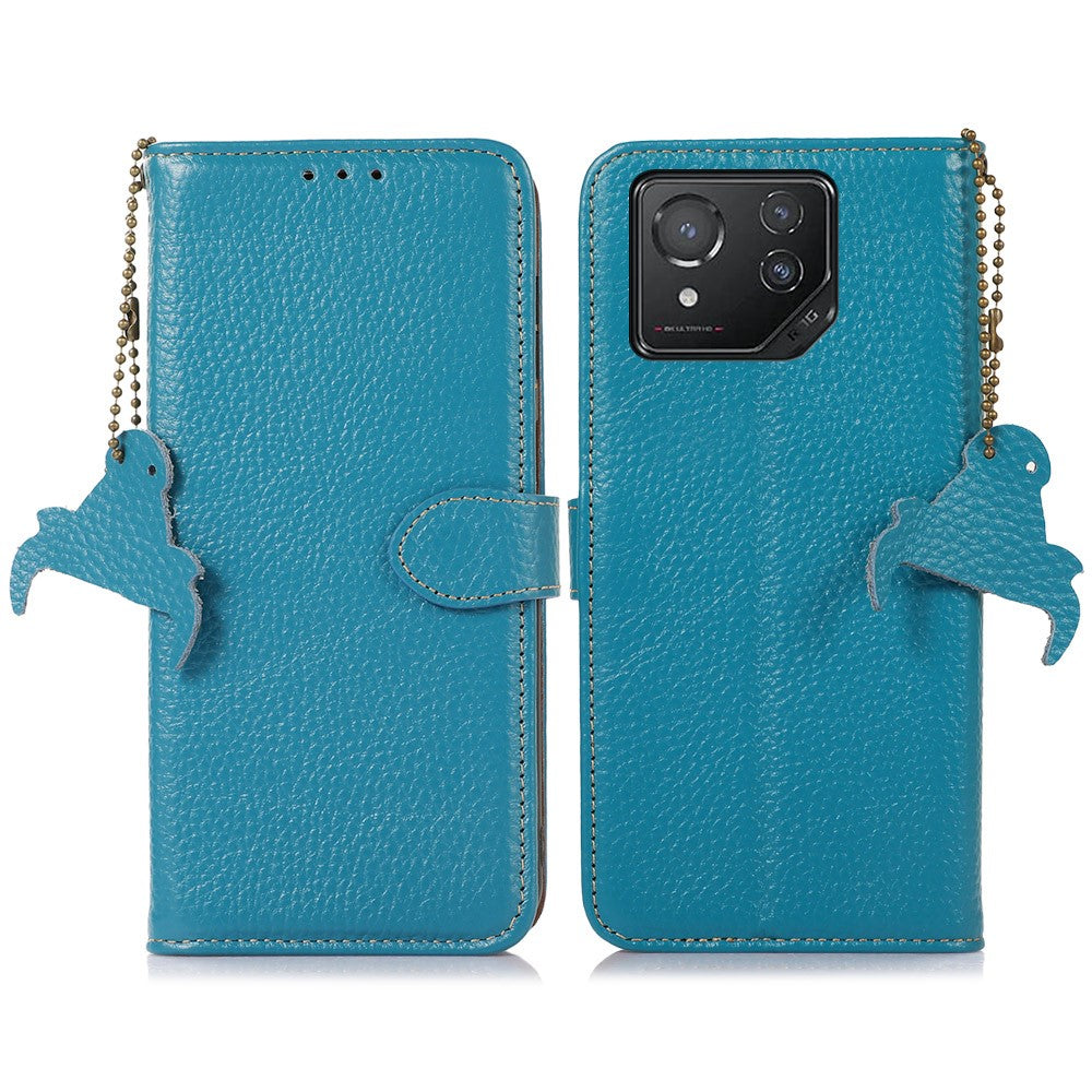 For Asus ROG Phone 8 5G / Phone 8 Pro 5G Litchi Texture Phone Case RFID Blocking Wallet Phone Cover