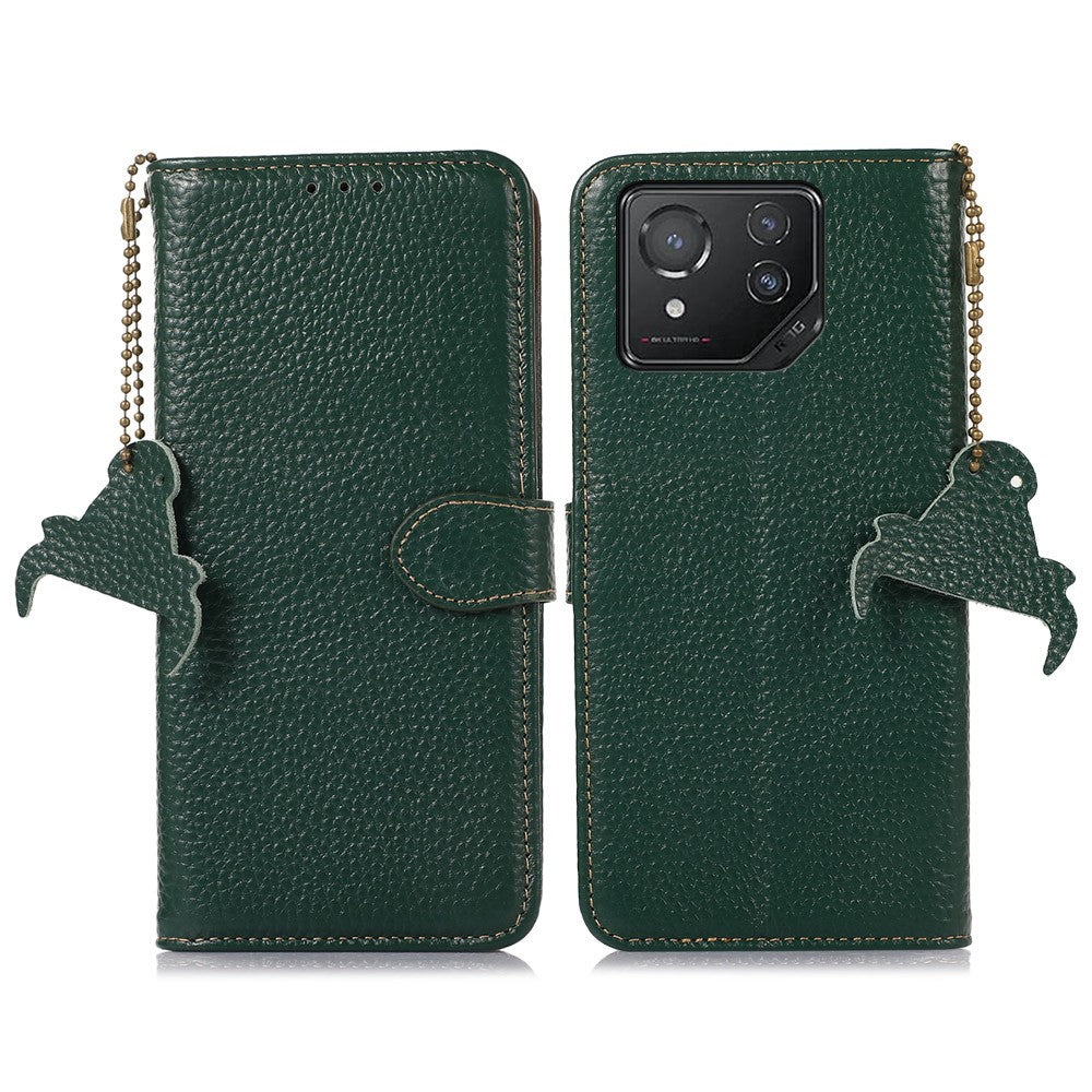For Asus ROG Phone 8 5G / Phone 8 Pro 5G Litchi Texture Phone Case RFID Blocking Wallet Phone Cover