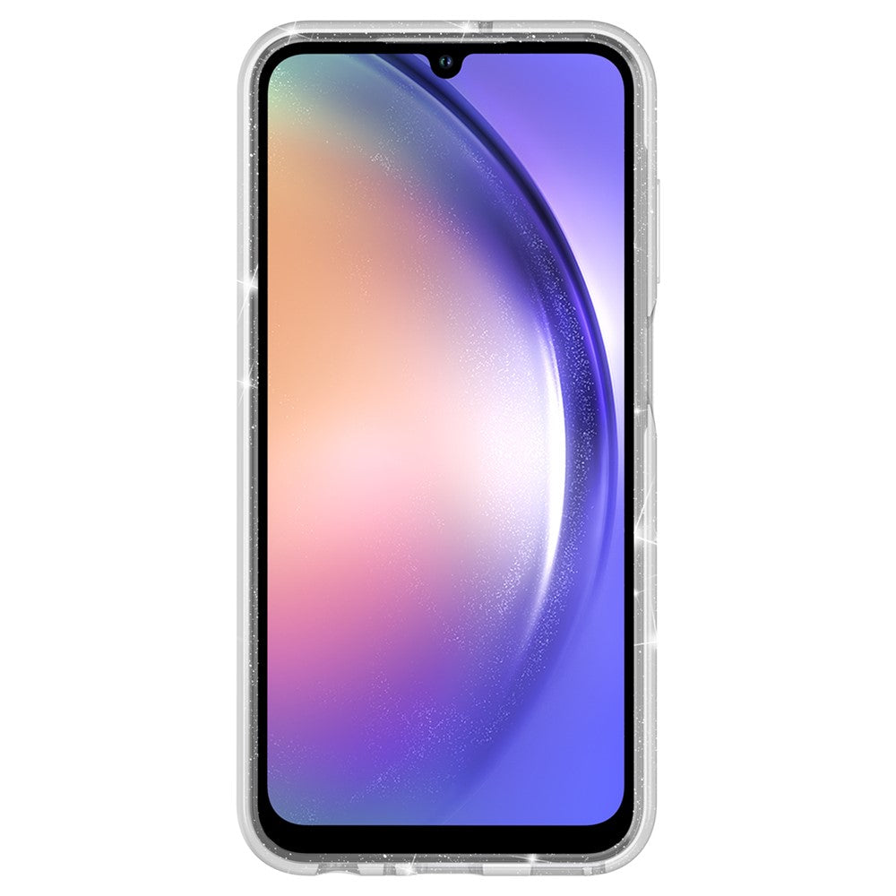 Mobiltelefoncover til Samsung Galaxy A55 5G Etui PC+TPU Anti-ridse Glimmer Mobilskal