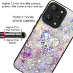 For Xiaomi Redmi 12 5G (Global) / Poco M6 Pro 5G Phone Case TPU Frame Tempered Glass Back Cover