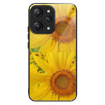 For Xiaomi Redmi 12 5G (Global) / Poco M6 Pro 5G Phone Case TPU Frame Tempered Glass Back Cover