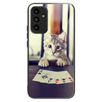 Til Samsung Galaxy A15 4G / 5G Hærdet Glas Cover Faldsikker Beskyttelse Mønsterprint
